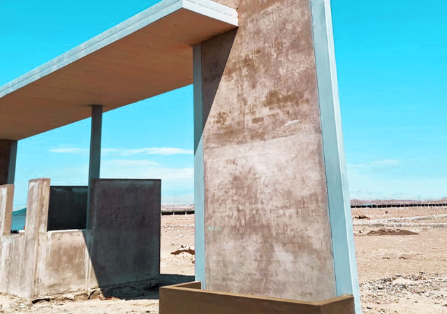Construcción de portico